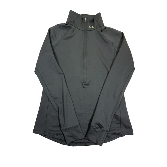 Under Armour Tops - Under Armour ColdGear 1/4 Zip Pullover Women’s Size M Long Sleeve Black Collar